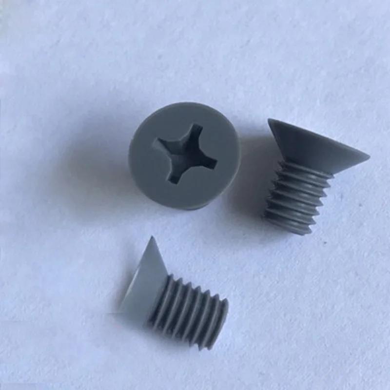 M8 M10 Phillips Screw PVC Countersunk head Bolts Insulation Flat head Plastic Screws